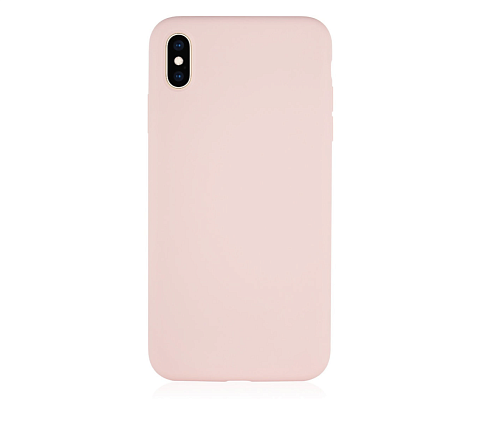 Чехол для смартфона vlp Silicone Сase для iPhone XS Max, светло-розовый